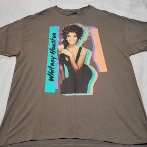 Graphic Print Whitney Houston T-shirt